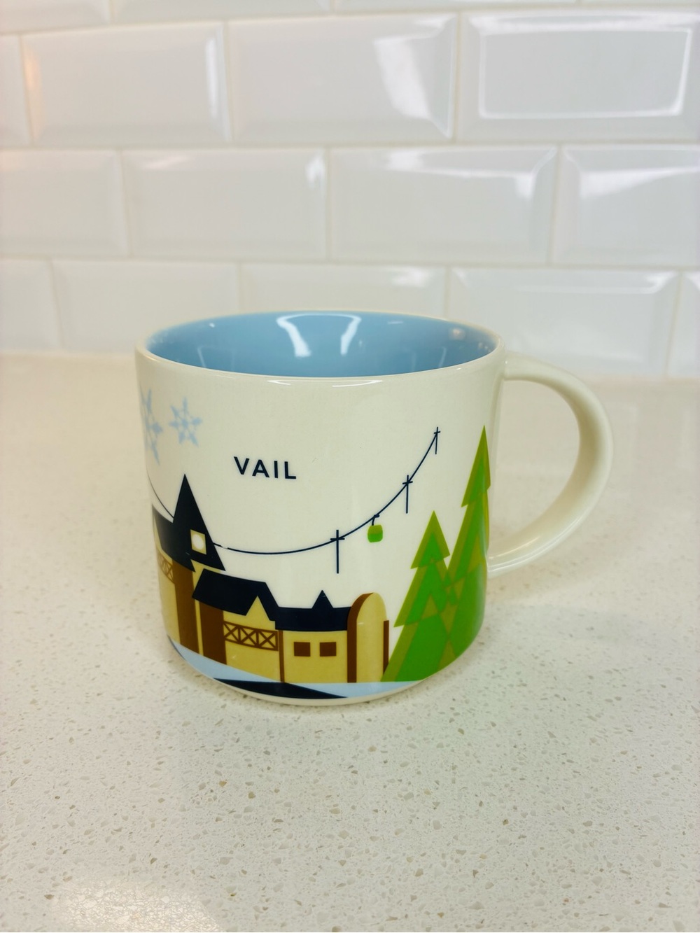 Starbucks Vail You Are Here Series Collection 14oz Coffee Tea Mug Cup EUC